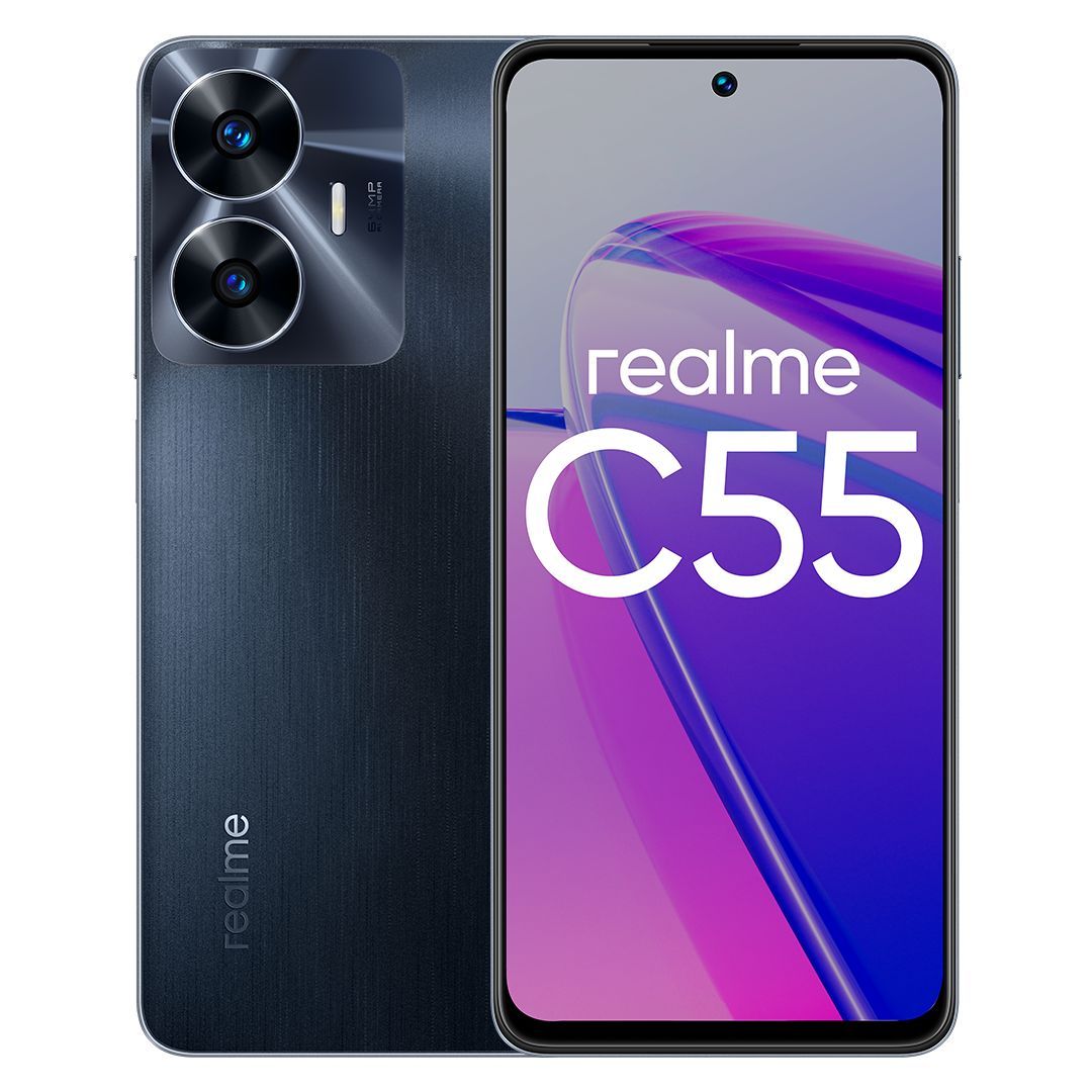 realme Смартфон C55 RMX3710 8/256 ГБ, черный