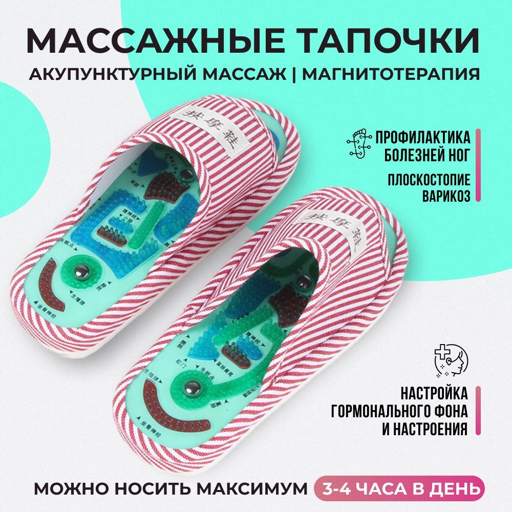 Рефлекторные Массажные Тапочки Мужские – купить в интернет-магазине ...