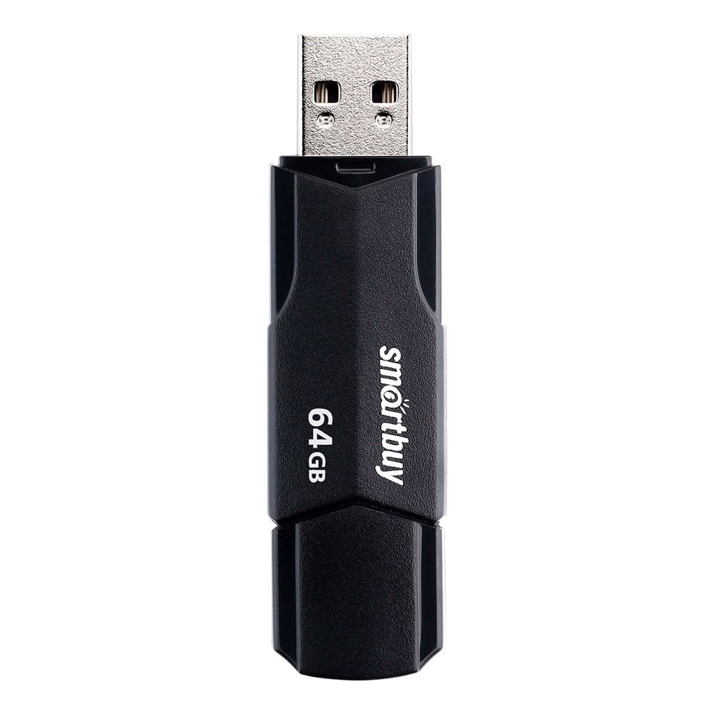 Флешка USB SmartBuy 064GB CLUE, черный