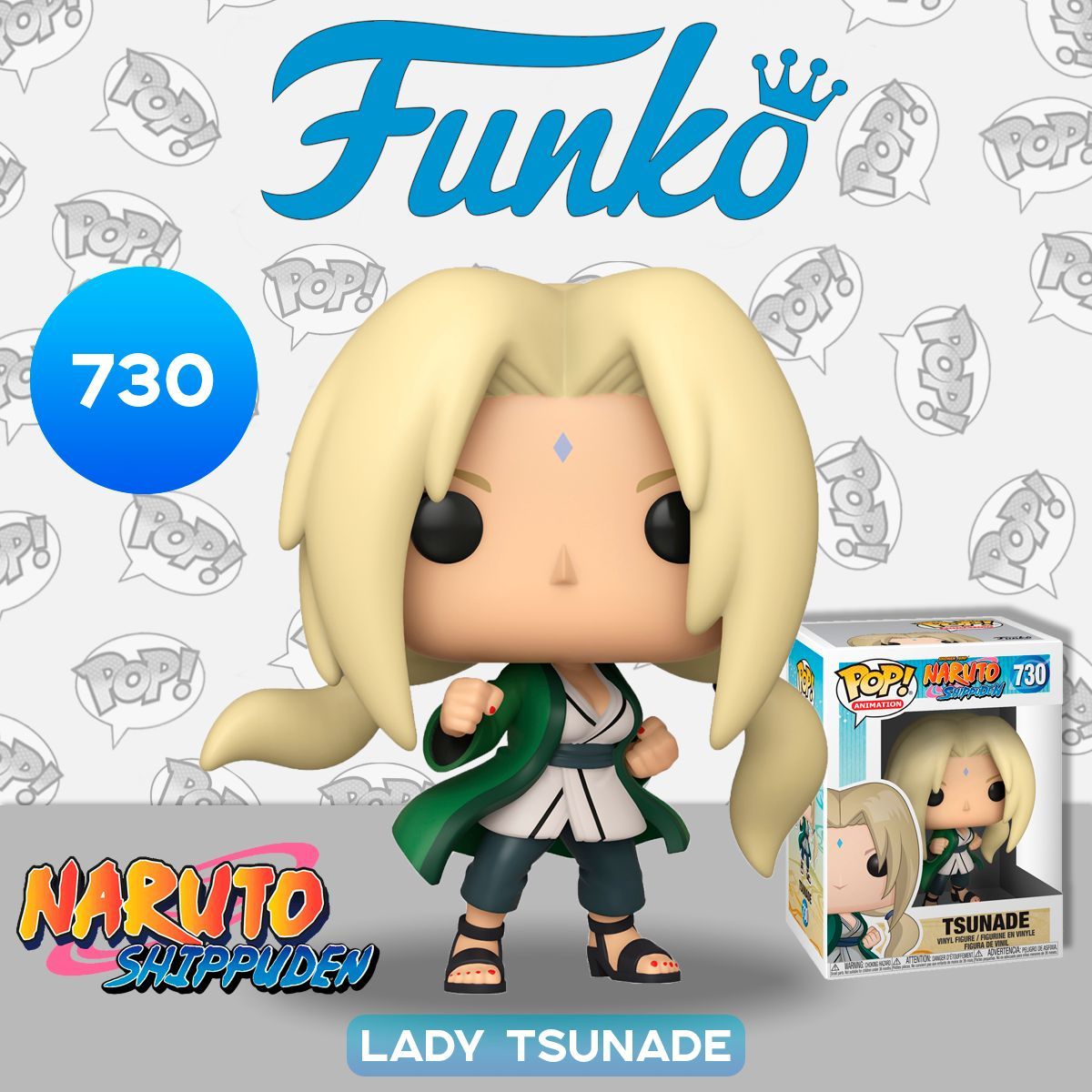 Фигурка Funko POP! Animation Naruto Shippuden Lady Tsunade (730) 46629 -  купить с доставкой по выгодным ценам в интернет-магазине OZON (1017525191)