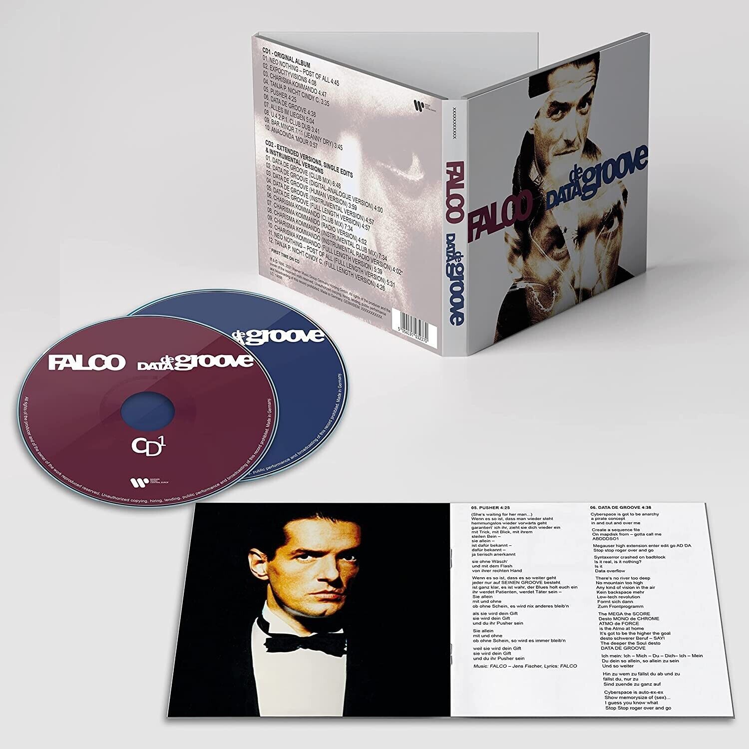 Falco. Data De Groove, 2CD, digipack, новый запечатанный