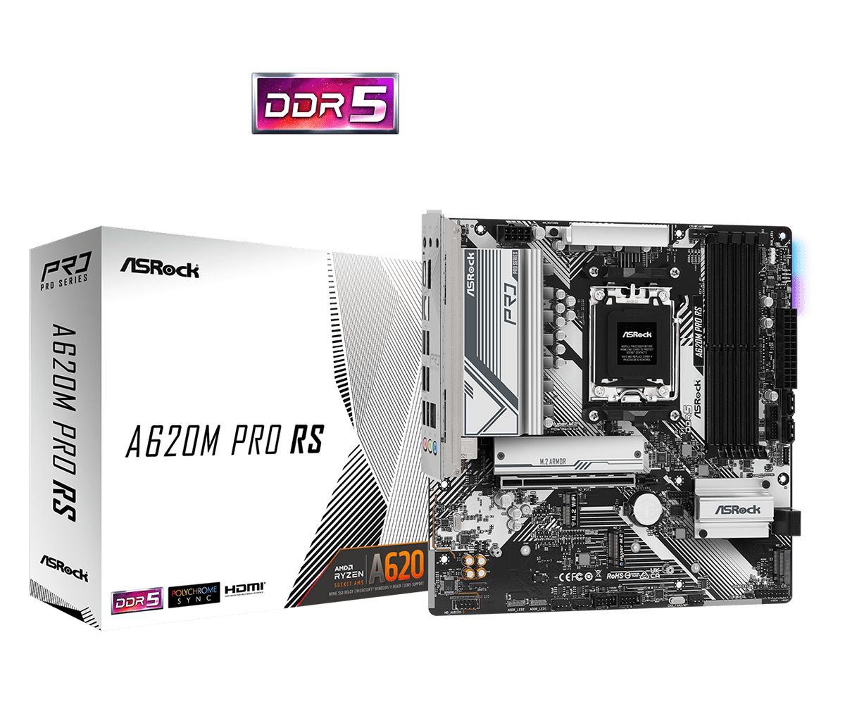 Материнская плата ASRock A620M PRO RS