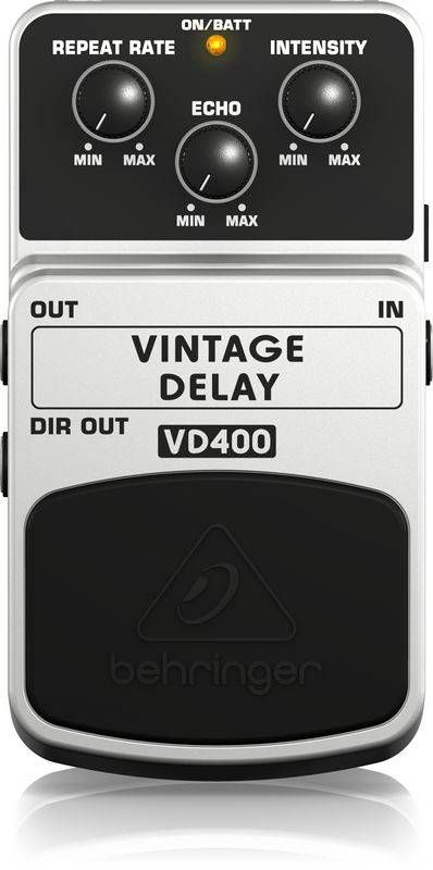 BEHRINGER VINTAGE DELAY VD400 гитарная педаль эмуляции аналогового эффекта Delay