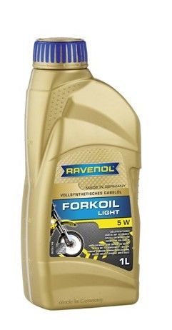 Масло Ravenol Fork Oil Light 5W вилочное синтетическое гидравлическое 1 л