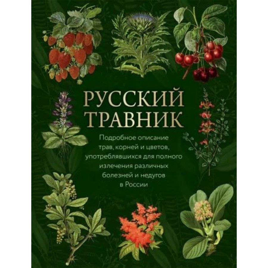 Русский травник. Подробное описание трав.корней и цветов, употреблявшихся для полного излечения различных болезней и недугов в России. Кузьмин В.В.