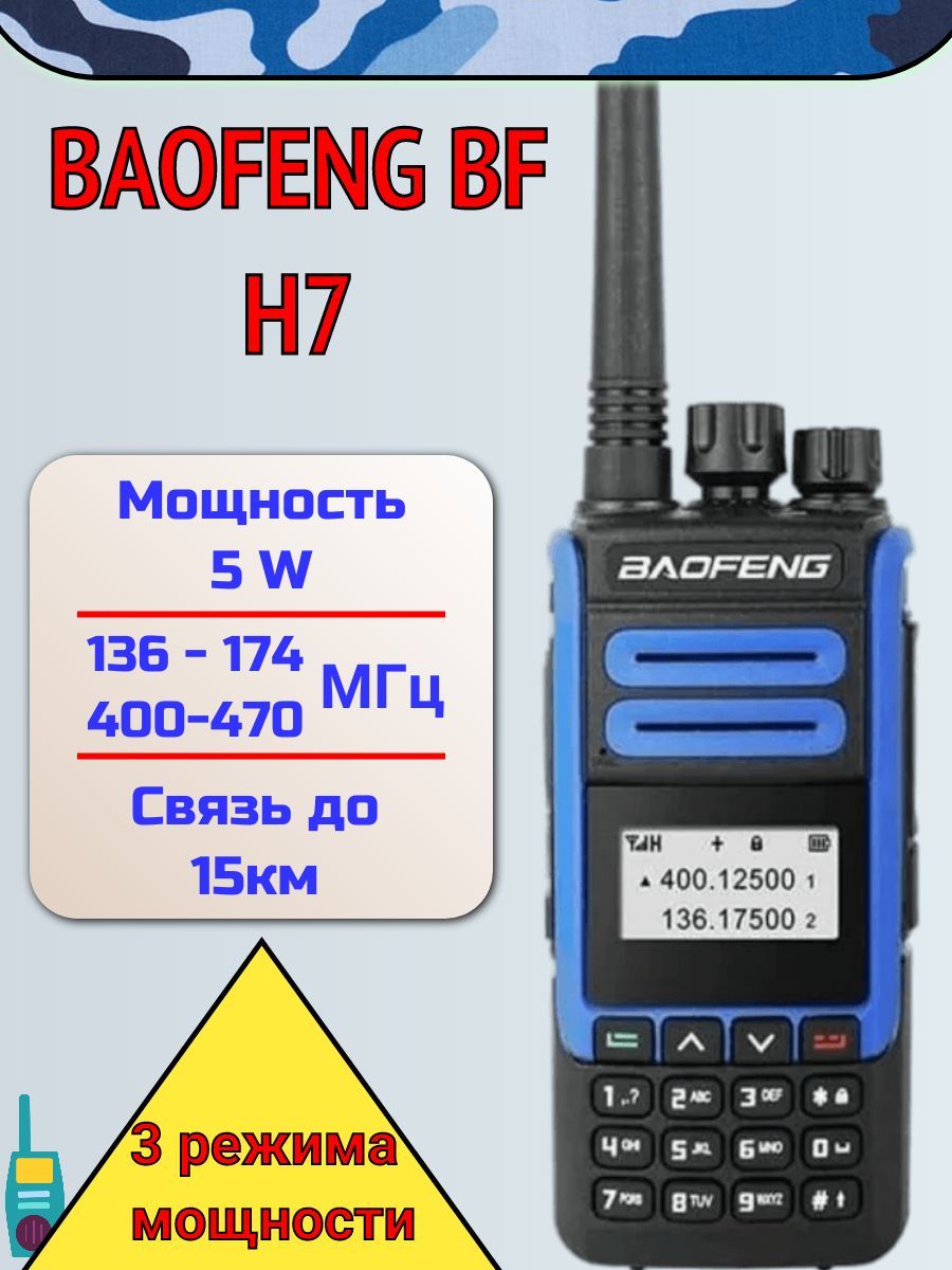 Baofeng bf h5. Рация Baofeng bf-h7. Baofeng bf-h7 инструкция.