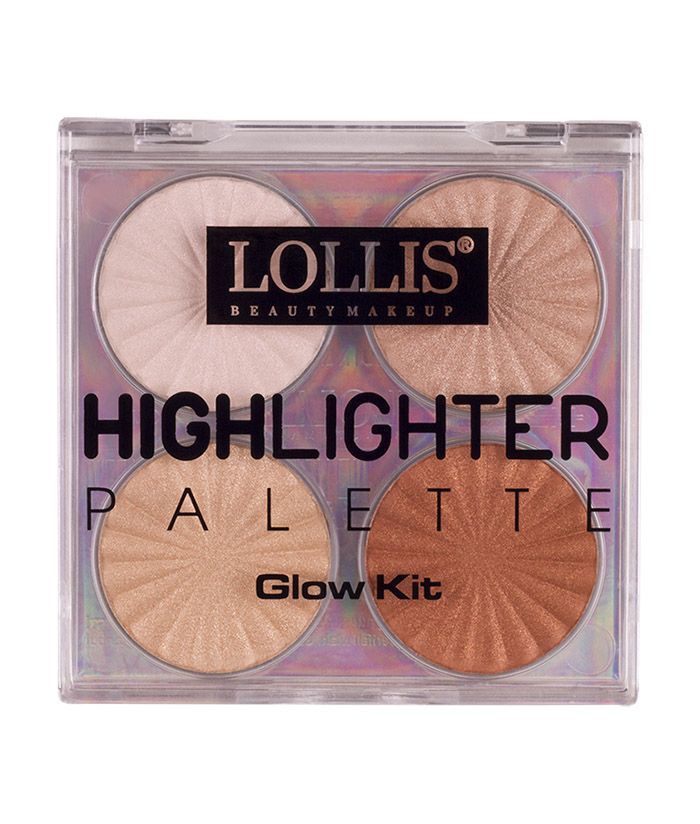 LOLLIS Хайлайтер для лица Highlighter Palette Glow Kit 16г