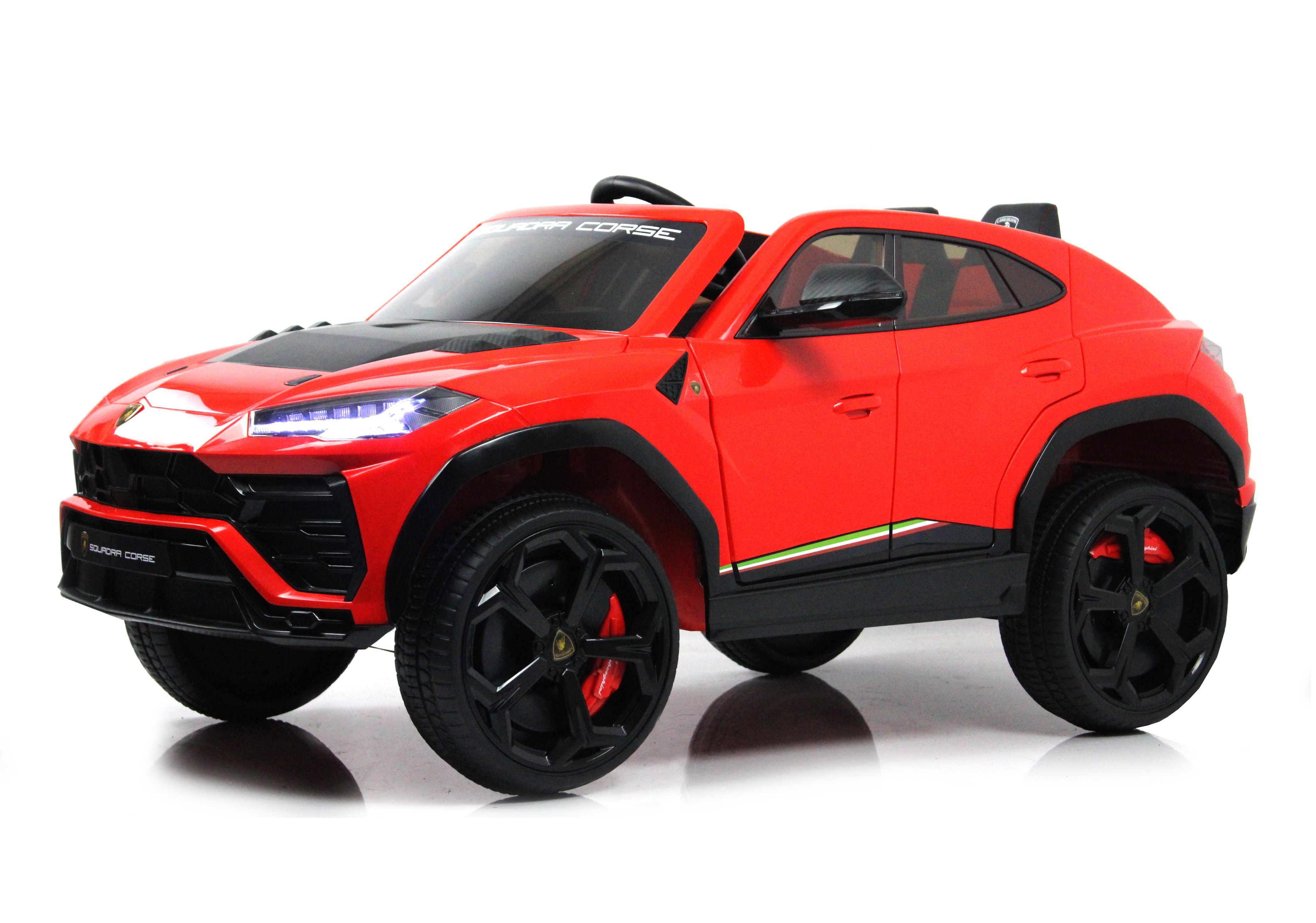 Детский электромобиль Lamborghini Urus (E777EE) ПОЛНЫЙ ПРИВОД, Красный