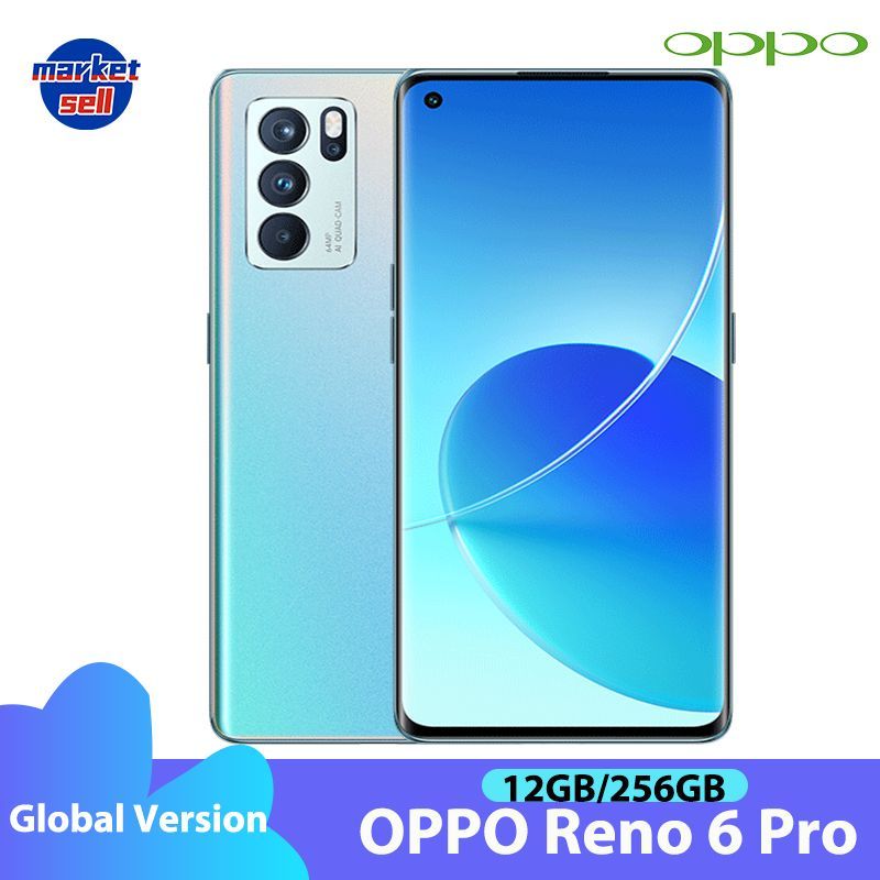 OPPOСмартфонOPPOReno6Pro5Gглобальнаяверсия12/256ГБ,синий