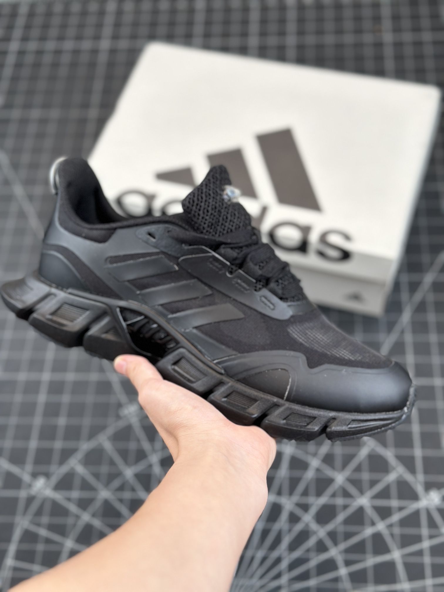 Adidas climacool triple black online