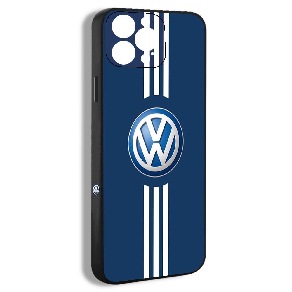 чехол для смартфона Подходит для iPhone 14 Pro Max Volkswagen автомобиль  логотип синий модный дизайн GBB16 - купить с доставкой по выгодным ценам в  интернет-магазине OZON (1077495589)