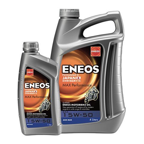 ENEOS MAX PERFOMANCE 4T 15W-50 Масло моторное, Полусинтетическое, 1 л