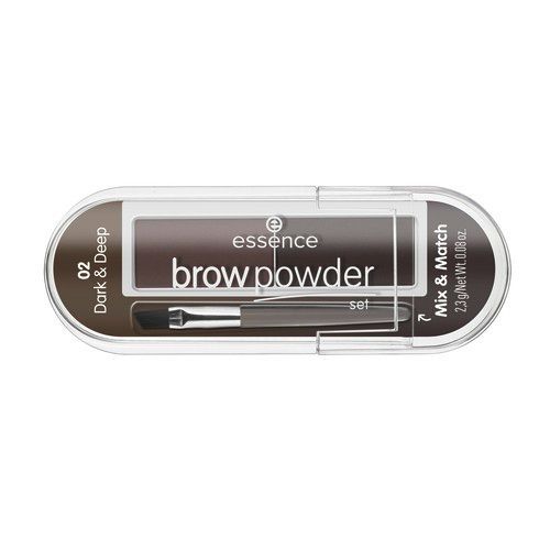 Тени для бровей ESSENCE BROW POWDER SET (для брюнеток) тон 02