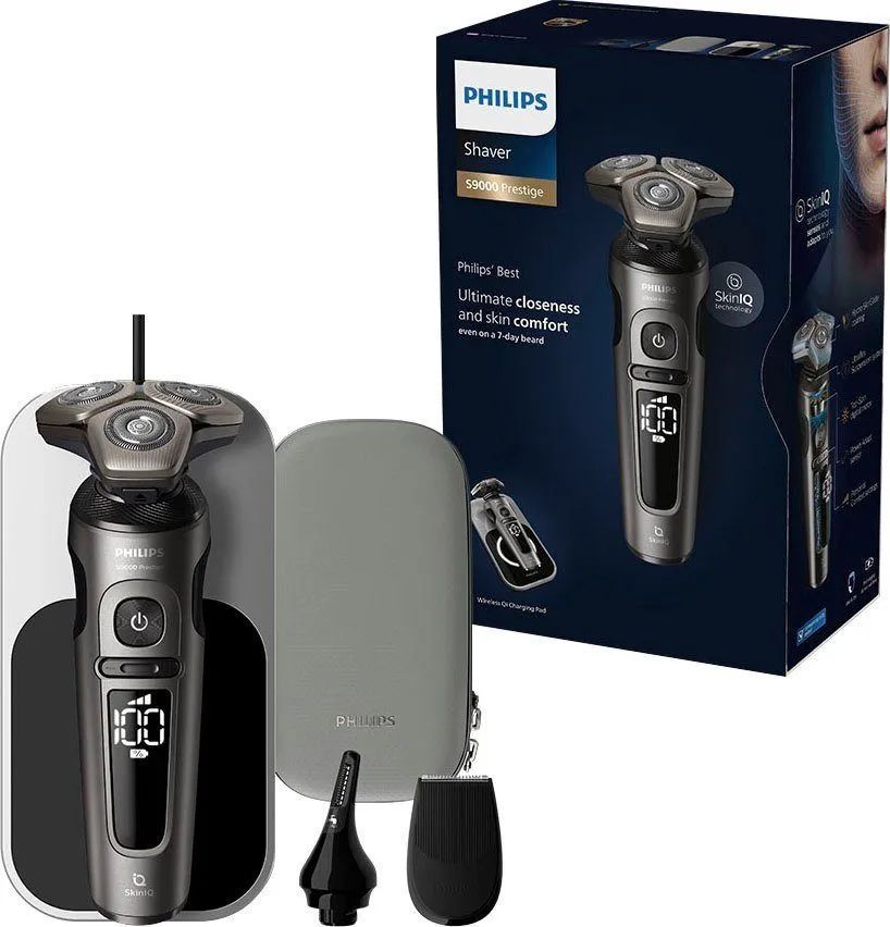 PhilipsЭлектробритваЭлектробритваPhilipsS9000PrestigeSp9872/22,черный,черно-серый