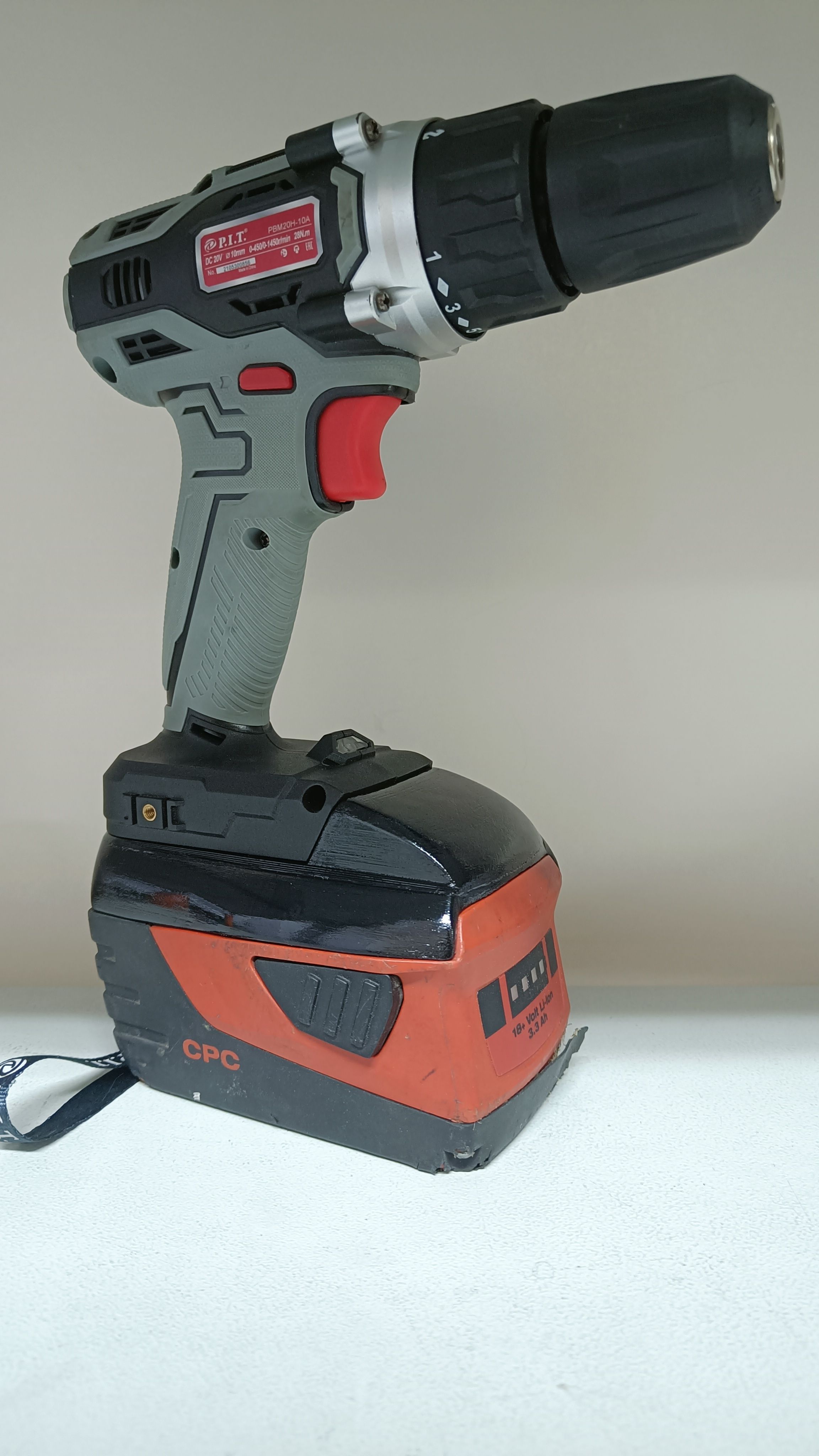 Адаптер(переходник)дляаккумулятораHilti22V,дляинструментаP.I.T.20V