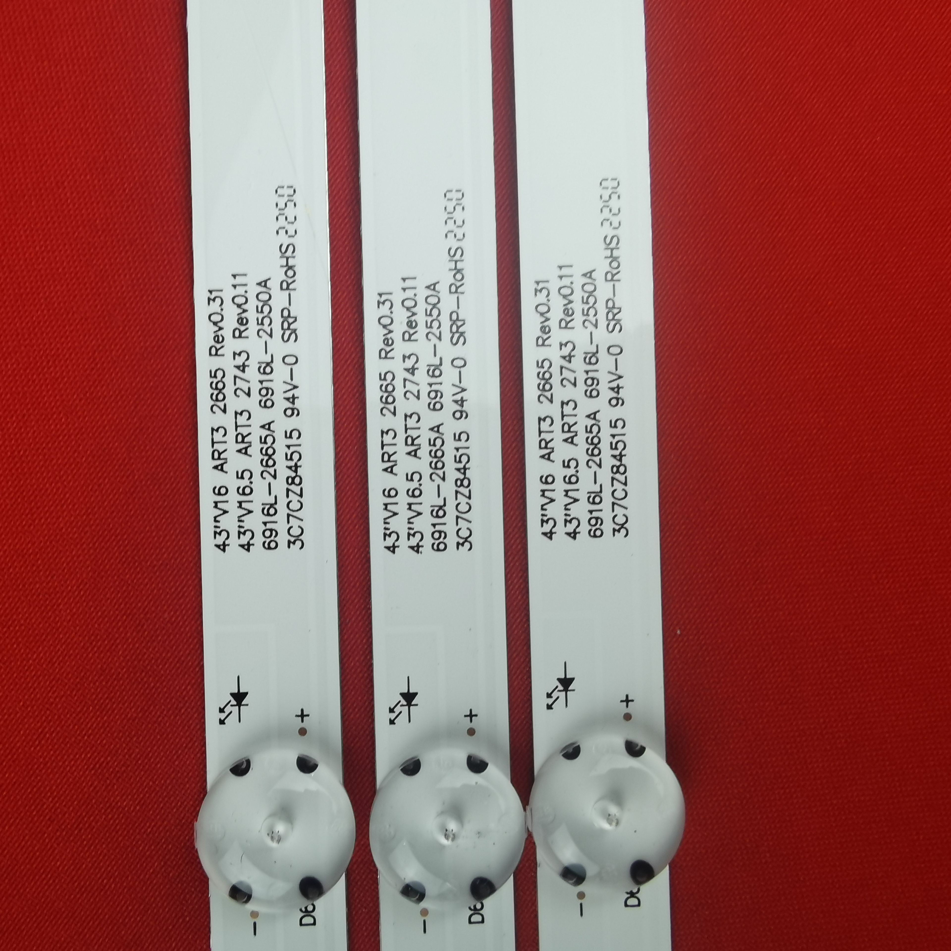 Подсветка 43" V16.5 ART3 2743 FHD для тв LG 43LH570V, LG 43LJ515V