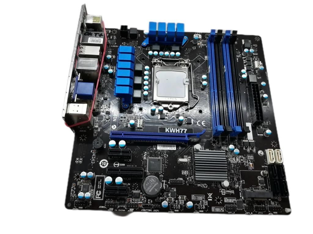 МатериснкаяплатаKraftwayKWH77,microATX,LGA1155(OEM)