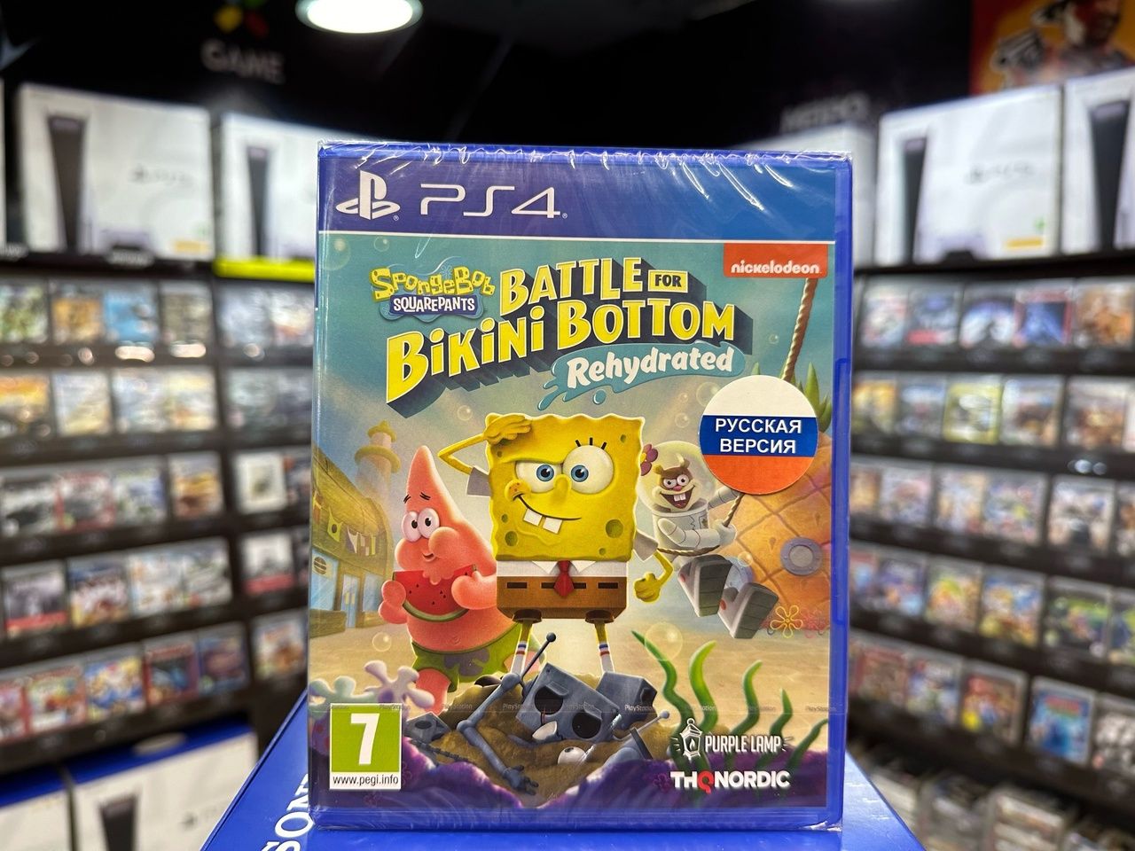 Игра SpongeBob SquarePants: Battle For Bikini Bottom Rehydrated PS4 (Новый)