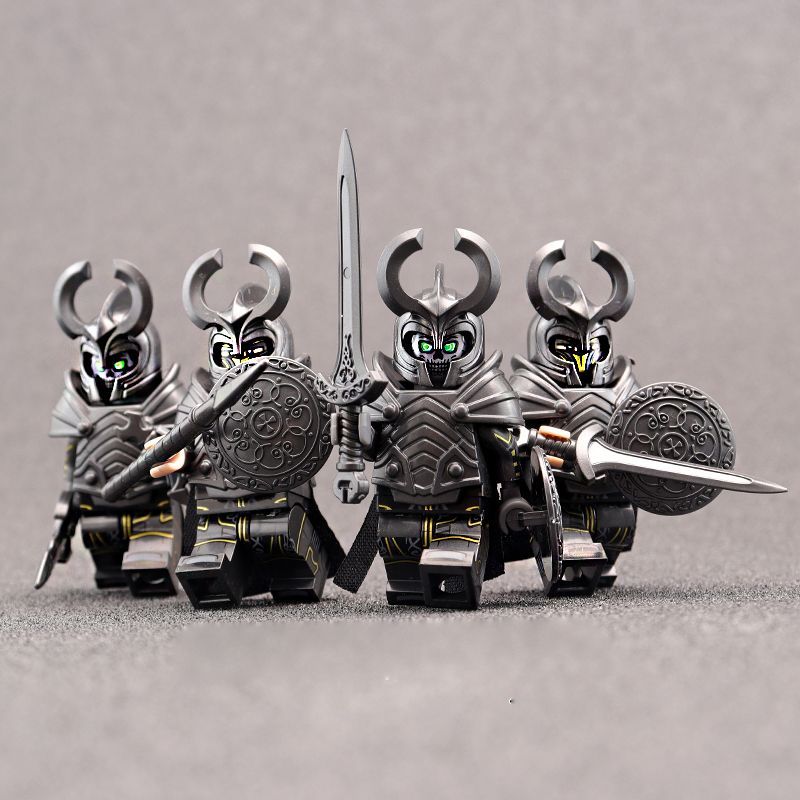 4штфигуроканимесовместимслегоминифигуркинAvengersEndgame-AsgardMinifigures4.5cm