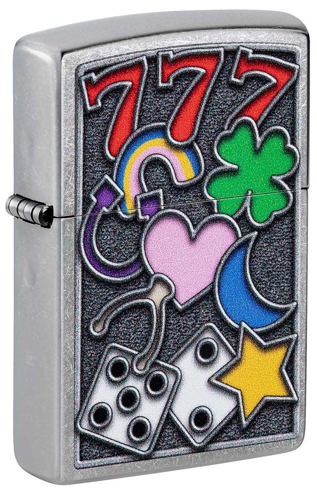 ЗажигалкабензиноваяZippo48682AllLuck