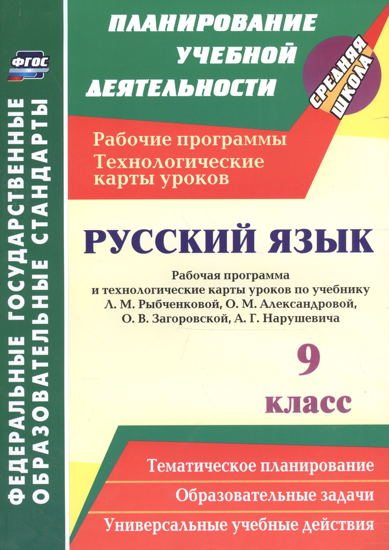 Технологические карта русский язык 7 класс