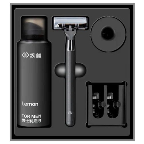 Набор для бритья Xiaomi Mijia Lemon Razor Black черный H300-6