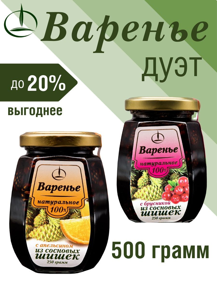 Вареньеизшишек-брусника,апельсин2штукипо250гр.