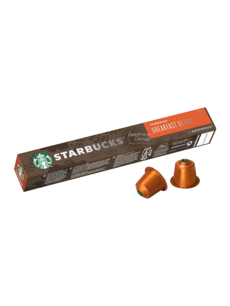 Капсулы Nespresso Starbucks Breakfast Blend 10шт по 5.3г