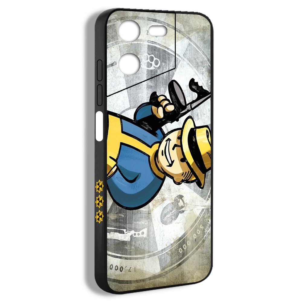 чехол Подходит для Tecno Pova 5 4G fallout Vault boy взрыв Волт бой пупсы  IYI28 - купить с доставкой по выгодным ценам в интернет-магазине OZON  (1272855477)