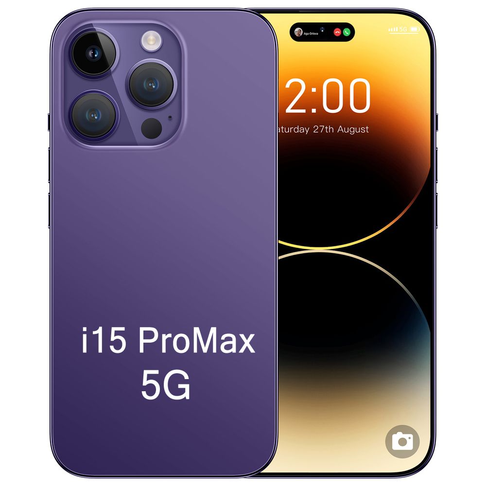 Смартфон 2023 Phone i15 Promax 7.3 дюйм телефоны смартфоны, 108-мпиксельная  камера Google Play -ljsd76 - купить по выгодной цене в интернет-магазине  OZON (1288710631)