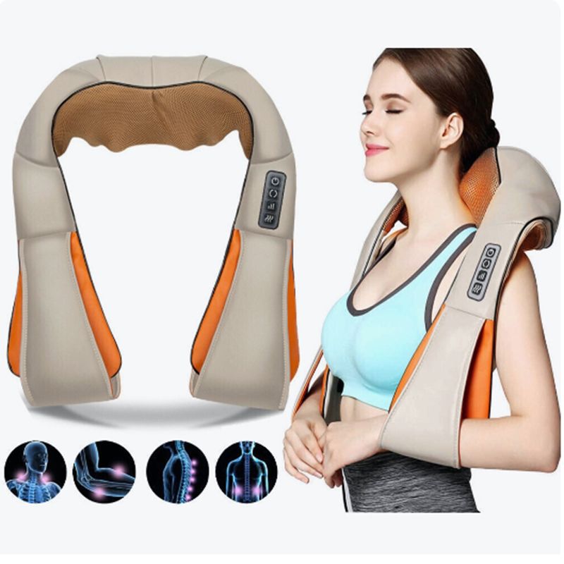 Массажер для шеи и плеч инфракрасный. Массажер Neck kneading. Массажер Massager of Neck kneading. Подушка массажер Massager Neck kneading. Массажер-пояс роликовый Massager of Neck kneading.