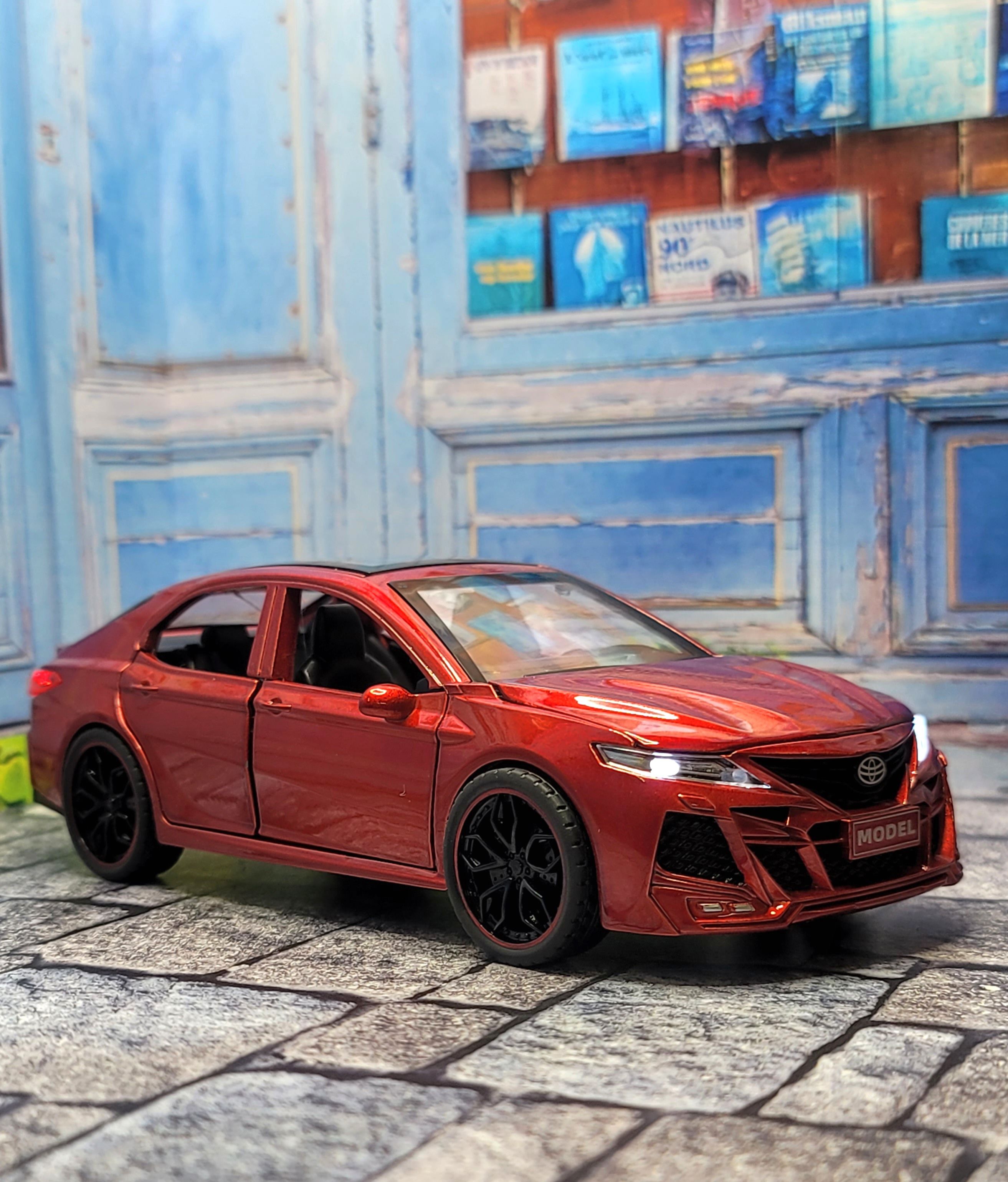 Модель автомобиля Toyota Camry KHANN 1/24 красная - купить с доставкой по  выгодным ценам в интернет-магазине OZON (291609485)