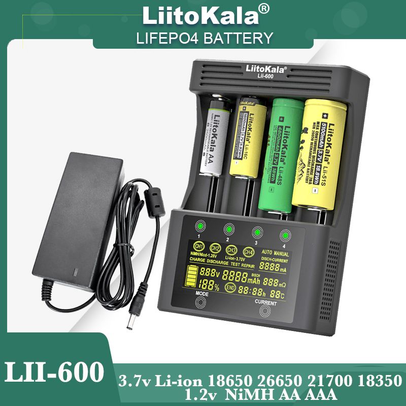 LiitoKalaПортативнаязаряднаястанцияLII-600-EU,темно-серый
