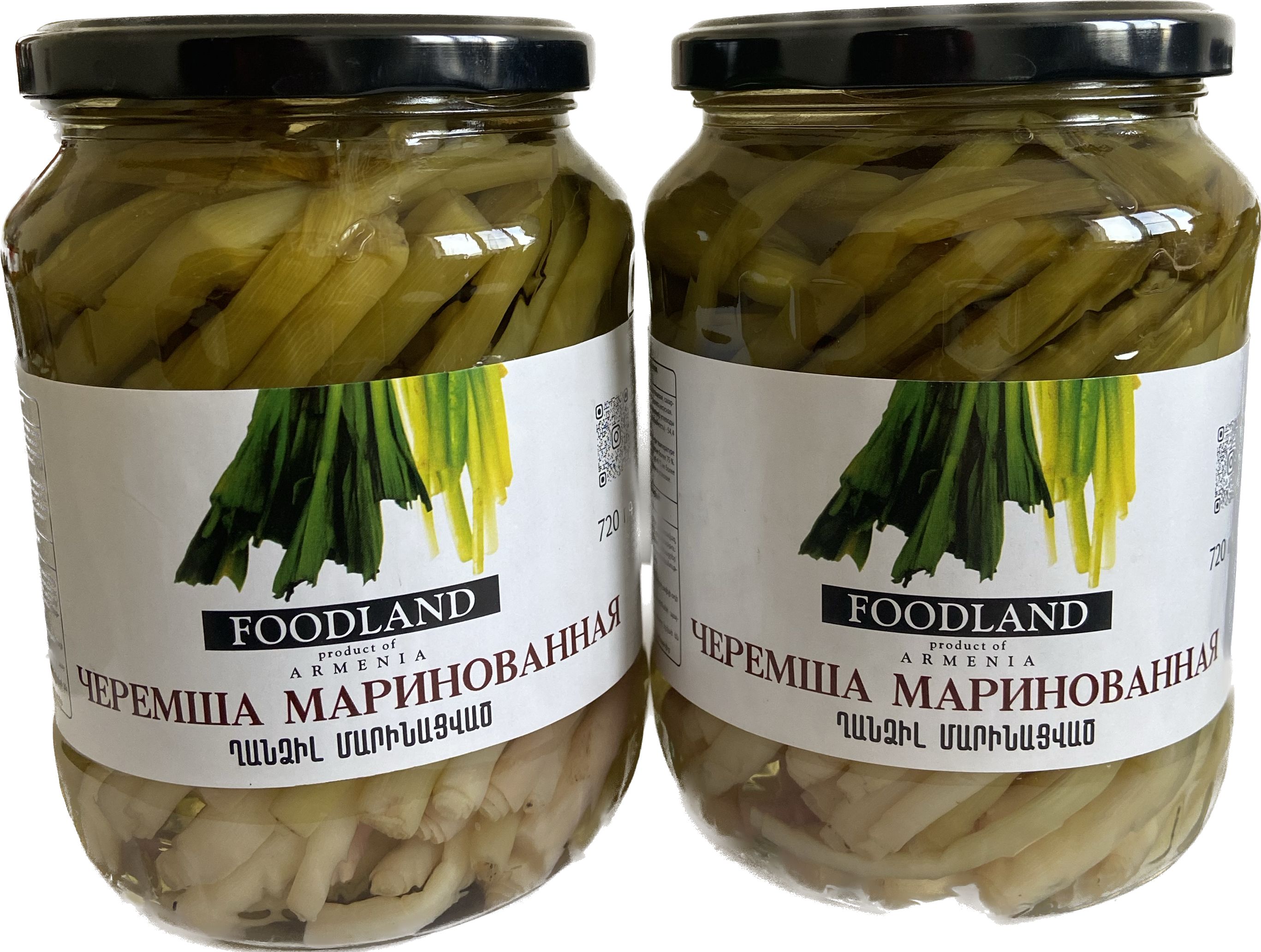 Черемша маринованная FOODLAND 720гр 2 банки