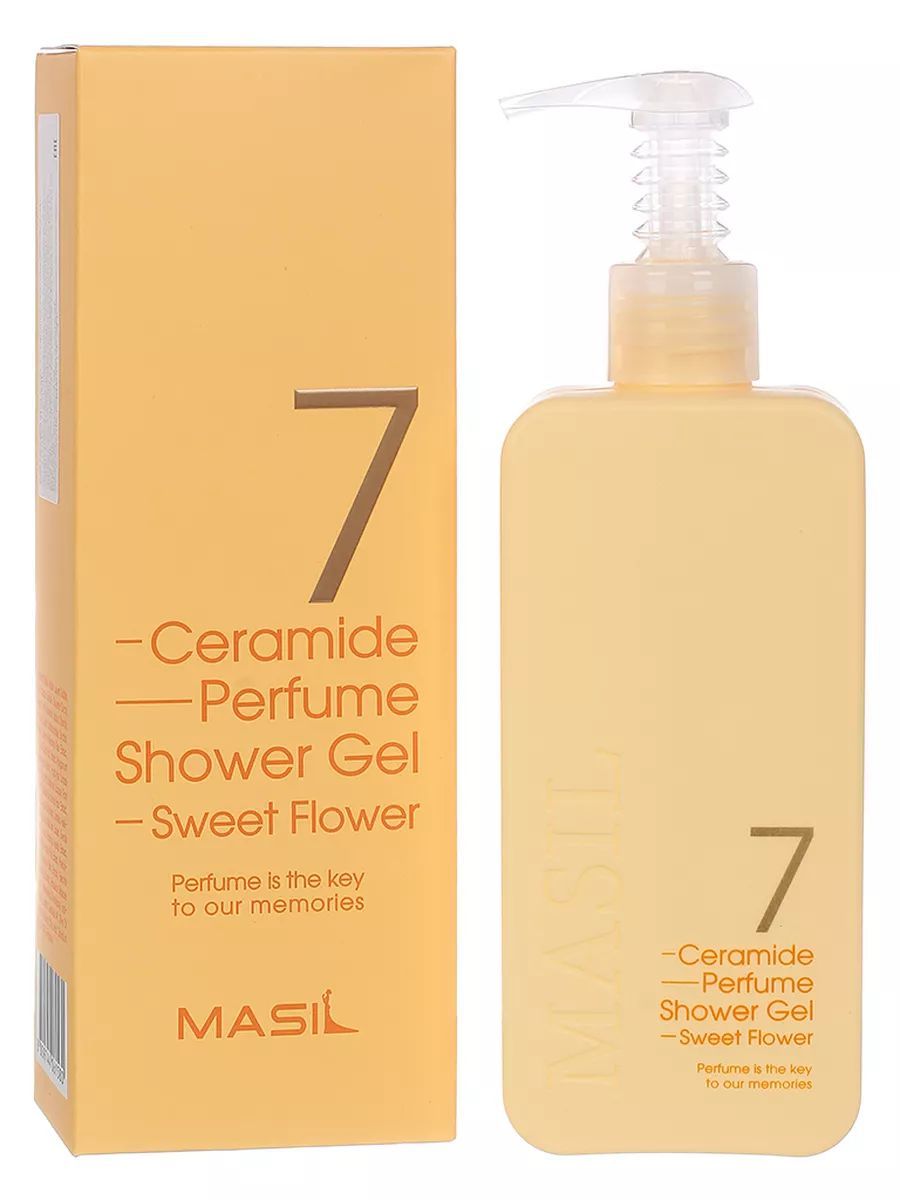 Masil 7 Ceramide Perfume Shower Gel White Musk.