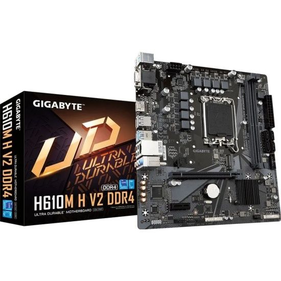 Материнская плата GIGABYTE H610M H V2 DDR4 (LGA1700, mATX)