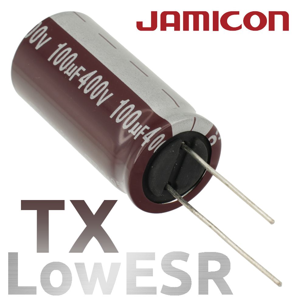 100мкФ400В/TX/18х35/105С/конденсаторэлектролитический(3шт)