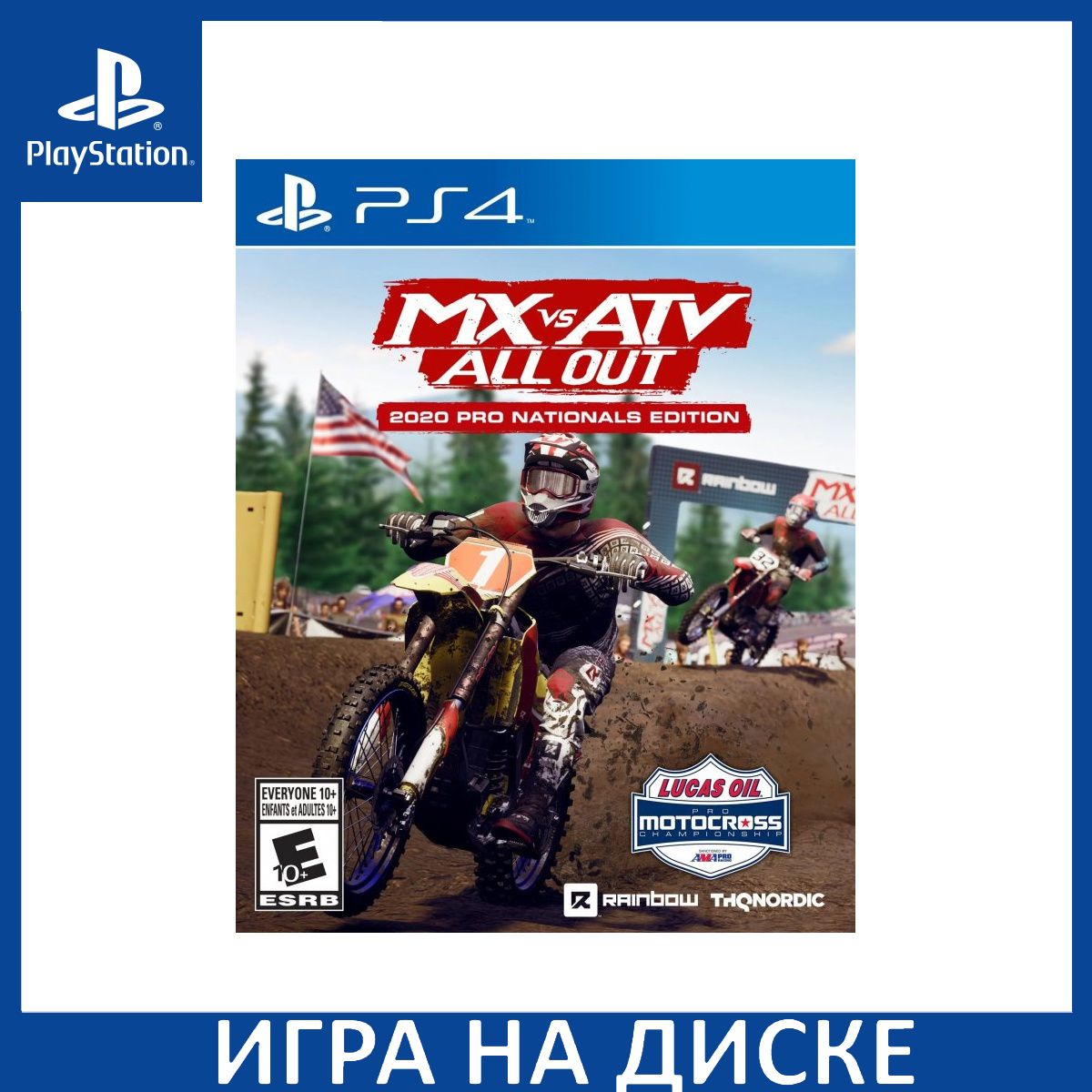 Игра MX vs ATV All Out 2020 Pro Nationals Edition PS4 Диск на PlayStation 4