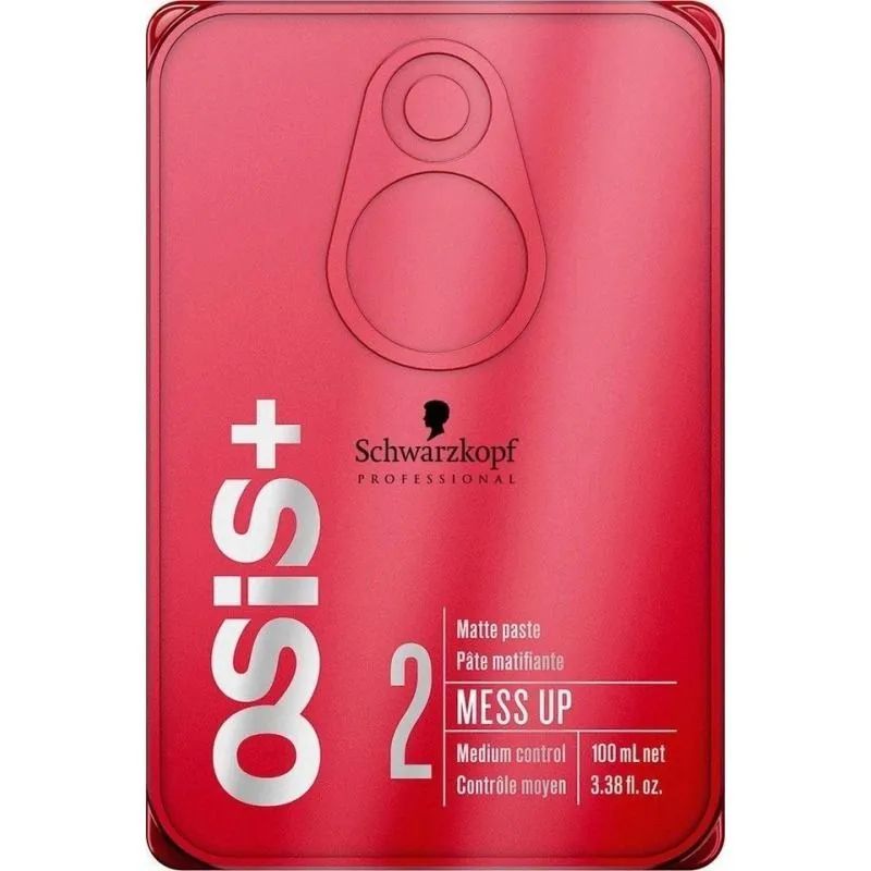 SCHWARZKOPF Матирующая паста OSIS+ Mess up для укладки волос для волос средней густоты и плотности, 100мл