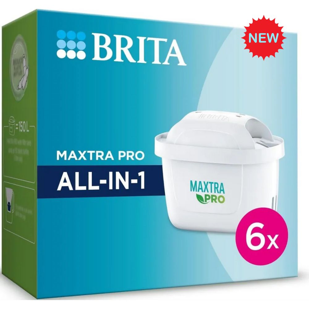 Сменный фильтр для воды BRITA MAXTRA PRO ALL-IN-1, 6 шт., белый