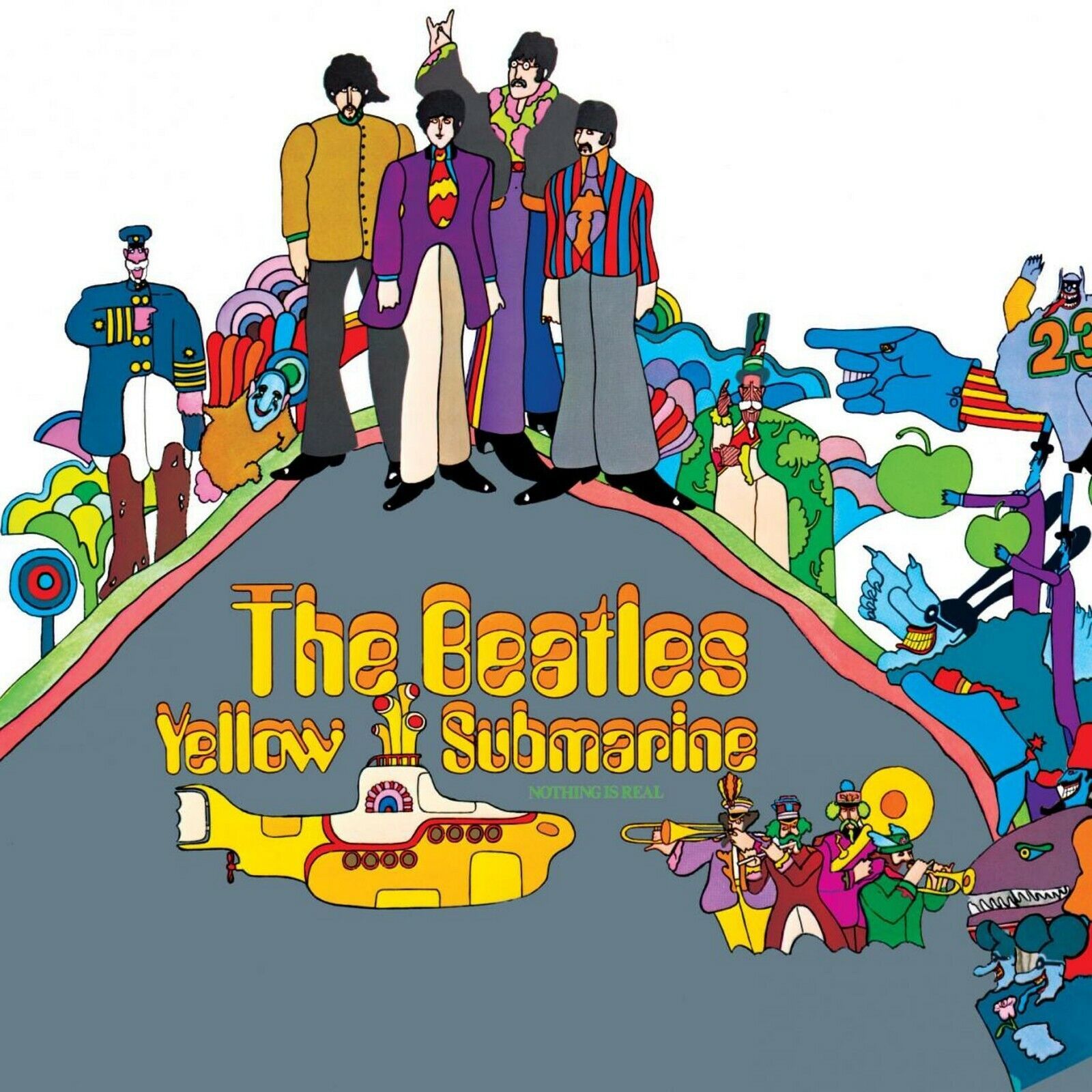 Желтая подводная лодка слушать. The Beatles Yellow Submarine обложка. Битлз: желтая подводная лодка. Постер Yellow Submarine.