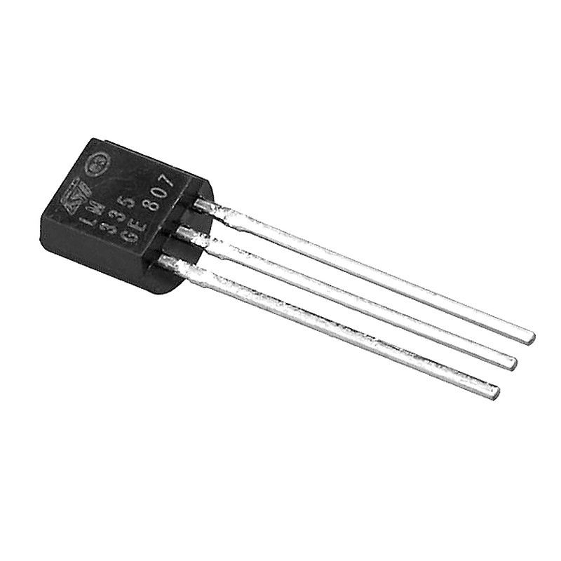 LM335Z, Микросхема, Датчик температуры аналоговый, +10мВ/K, -40..+100C, корпус TO92