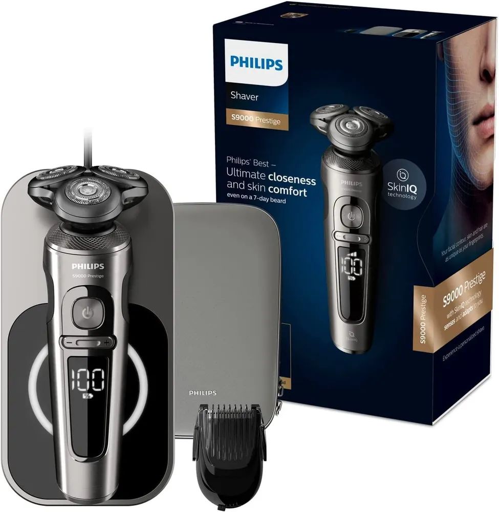 ЭлектробритваPhilipsSeries9000PrestigeSP9872/22,черный