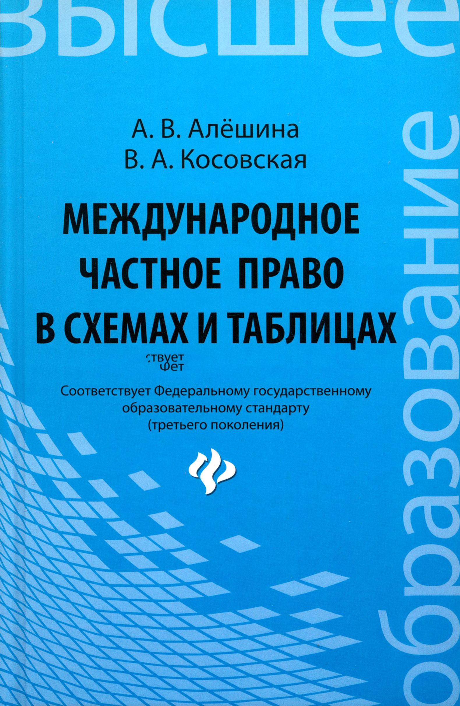 Международное частное право в схемах и таблицах | Алешина Александра Владимировна, Косовская Виктория Александровна