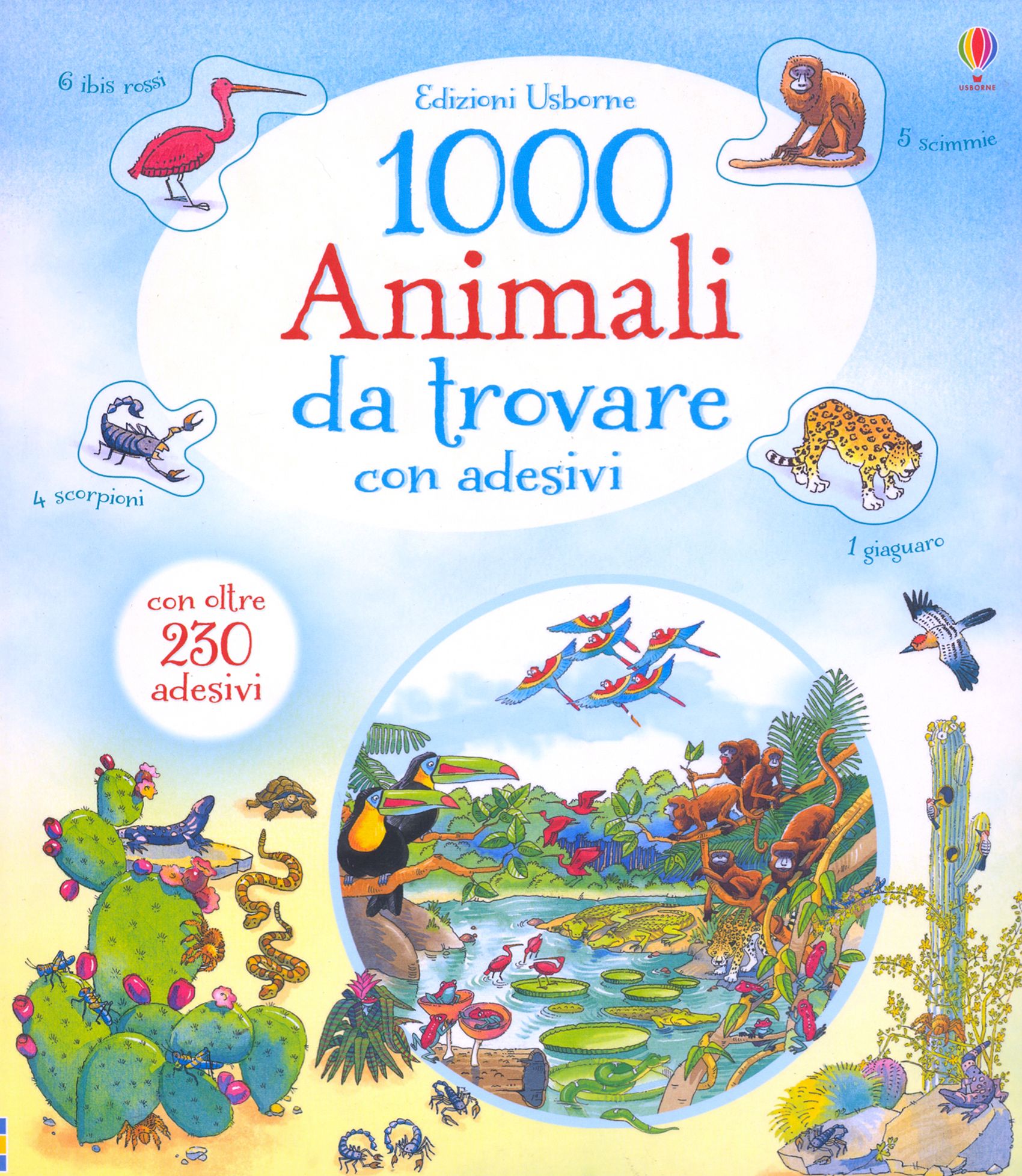 1000 animali da trovare. Con adesivi