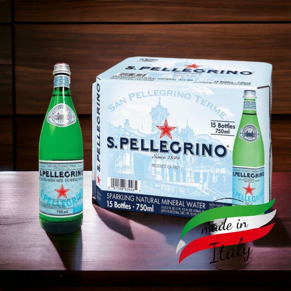 San Pellegrino Вода Минеральная Газированная 750мл. 12шт