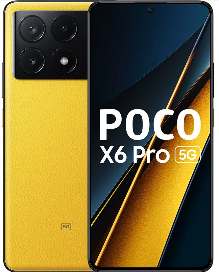 XiaomiСмартфонPOCOX6Pro8/256ГБ,желтый