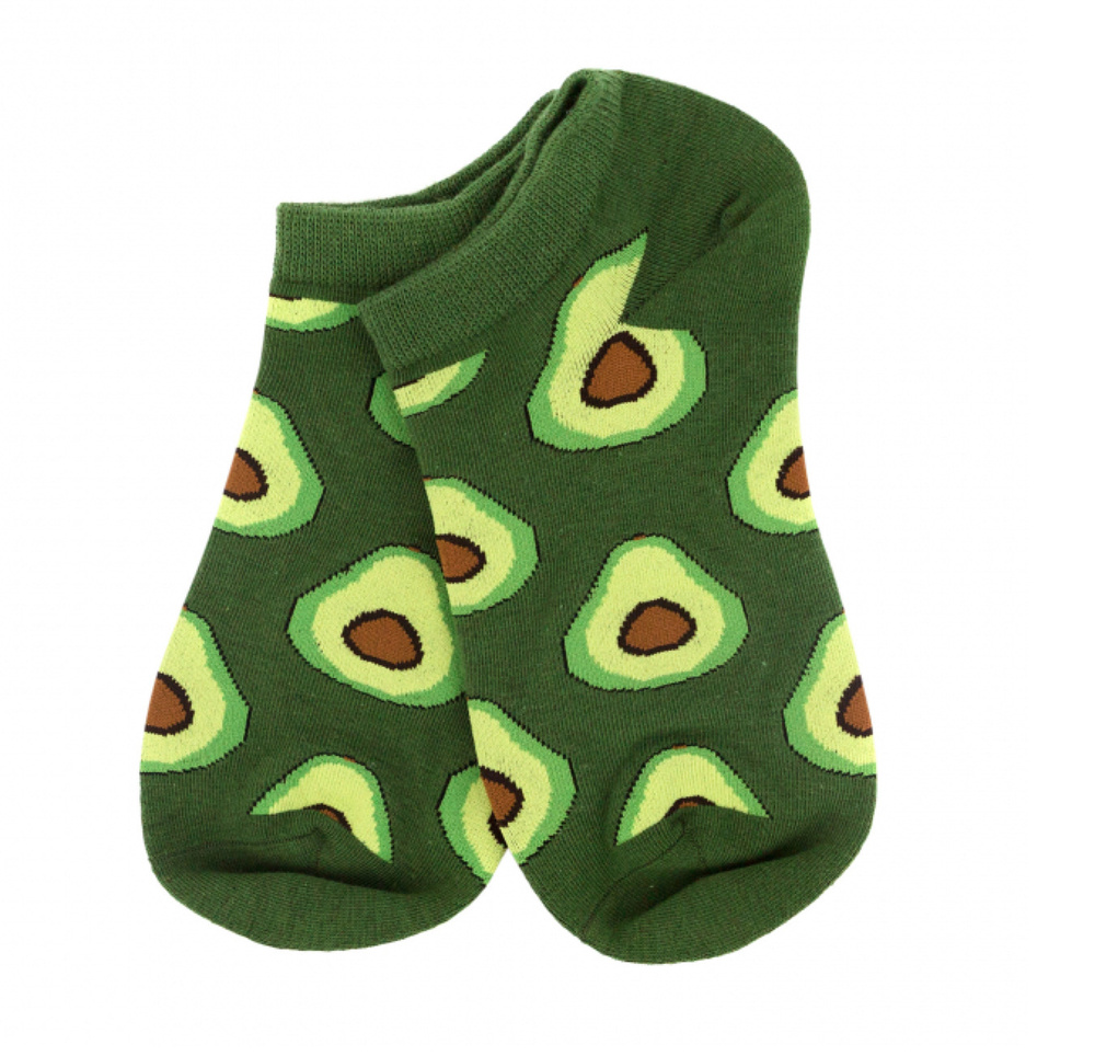 Носки с авокадо женские