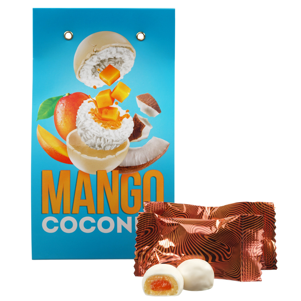 Кокосовые конфеты Tropical Paradise с начинкой МАНГО, 140 г #1