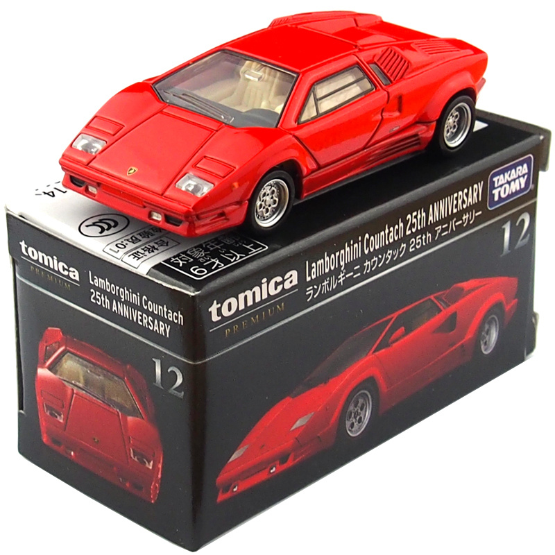 Lamborghini Countach 25th Anniversary Tomica 1/64 - Miniature Neuve